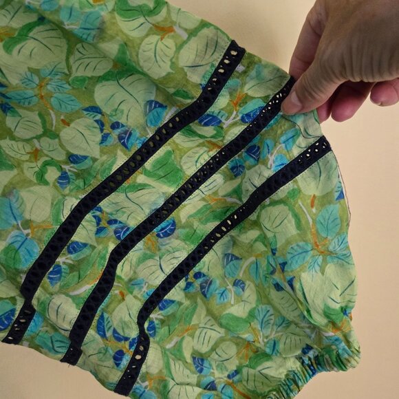 ALESSANDRA NWT Cameo Dress Delilah Meadow Puff 3/4 Sleeve Smocked Pockets Size L - Picture 7 of 13